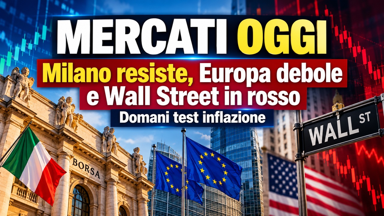 Mercati oggi 29 settembre 2026: Milano resiste, Europa debole e Wall Street in rosso. Domani test inflazione.