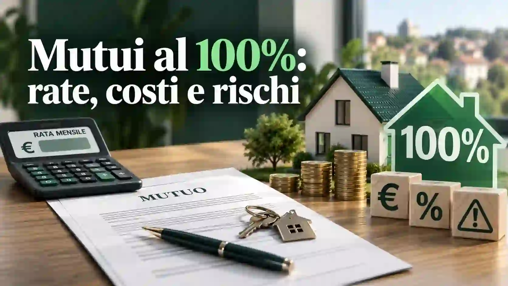 Mutui al 100%: rate, costi e rischi