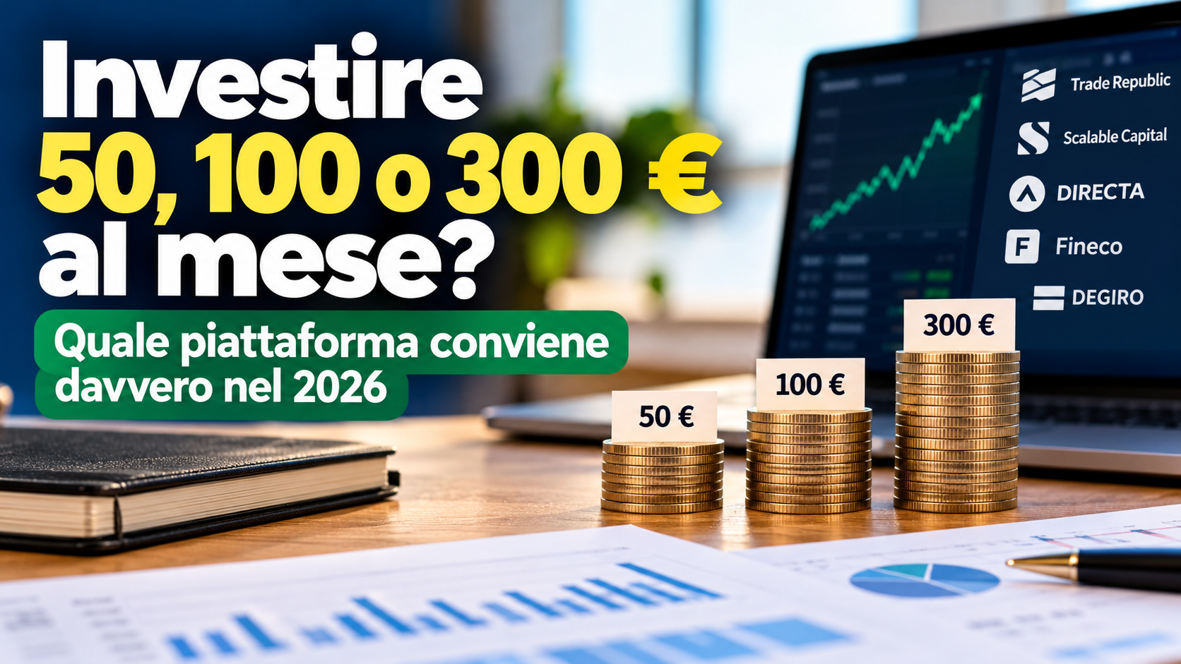 Confronto piattaforme PAC ETF 2026 per investimenti mensili da 50 100 o 300 euro